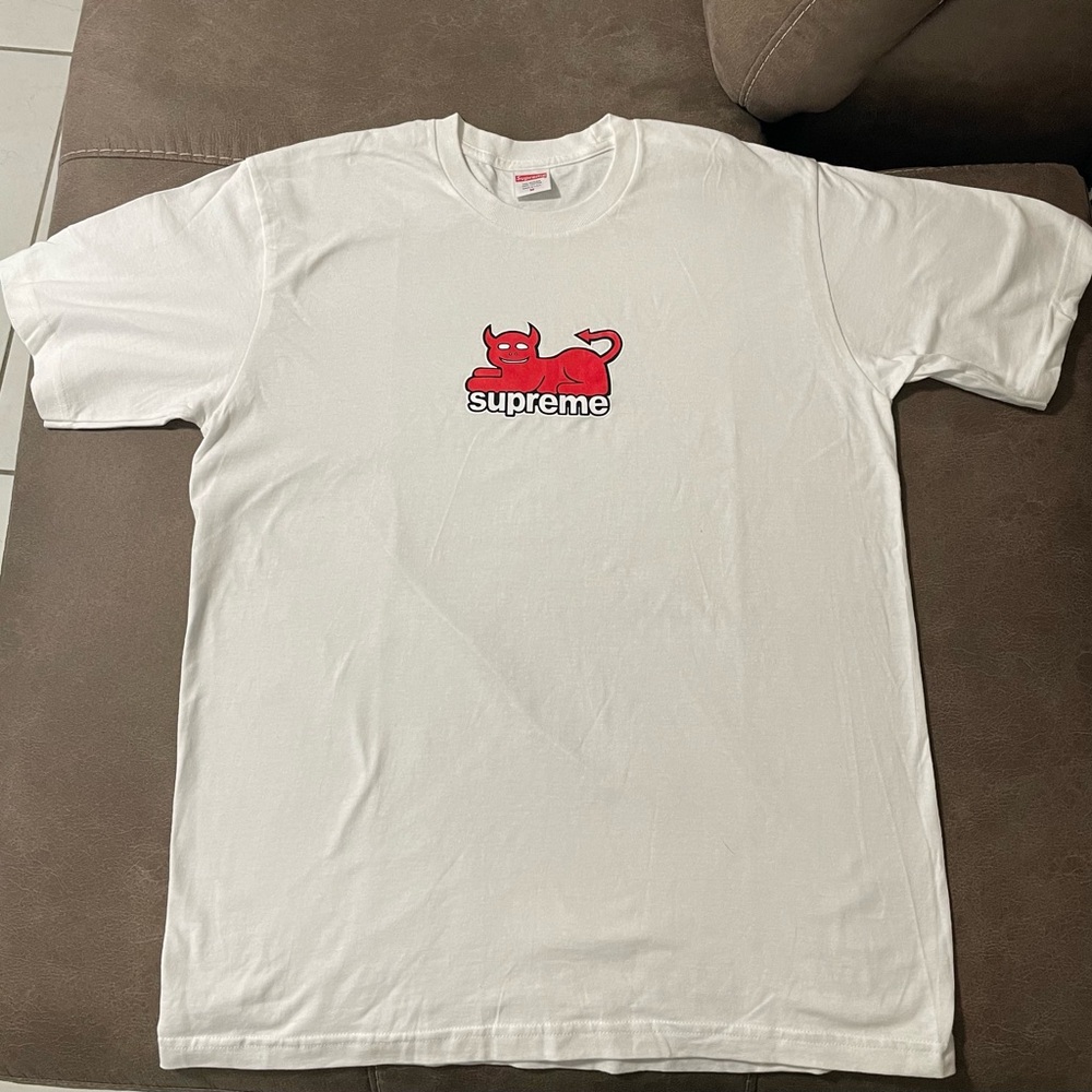 Supreme Toy Machine Devil Cat Tee T-Shirt Size M SS24